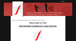 Desktop Screenshot of dmcommunityjazzcenter.org